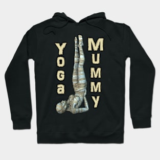 Yoga Mummy Shoulder Stand Pose Hoodie